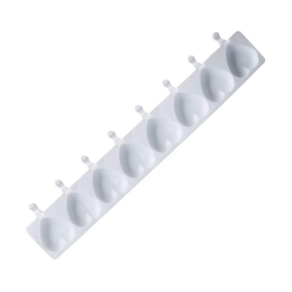 תבנית סיליקון מגנום ביס לב - 8 שקעים