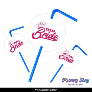 תוויות לקשיות - ‏‏TEAM Bride (10 יח')