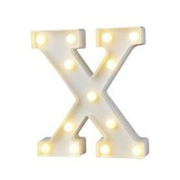 מנורת לד אות - X