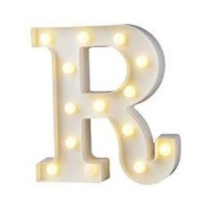 מנורת לד אות - R