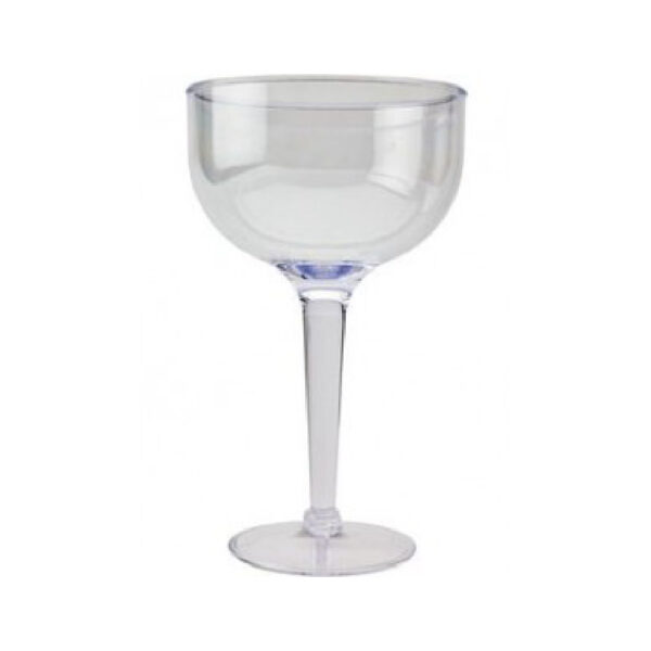 גביע שקוף גדול פלסטיק 23 ס"מ