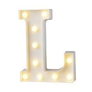 מנורת לד אות - L