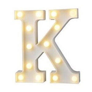 מנורת לד אות - K