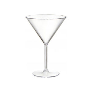 כוס מרטיני קטנה פלסטיק 25 ס"מ