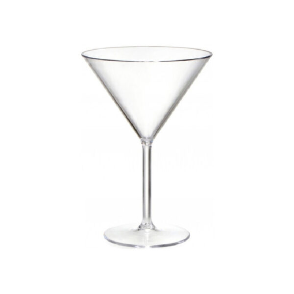 כוס מרטיני קטנה פלסטיק 25 ס"מ