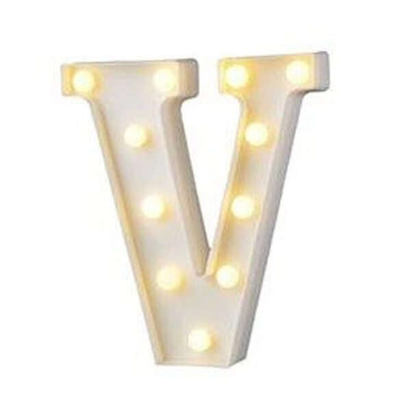 מנורת לד אות - V