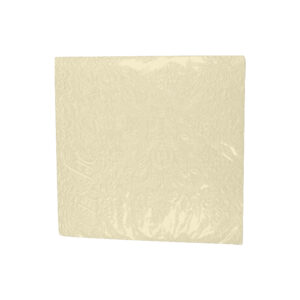 מפיות נייר מוטבעות - לבן פנינה