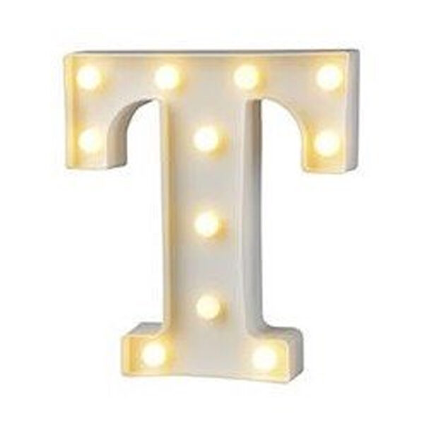 מנורת לד אות - T