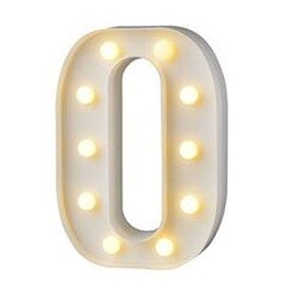 מנורת לד אות - O