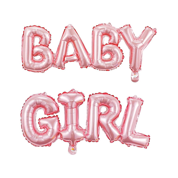 בלון מיילר 16 לניפוח עצמי - BABY GIRL