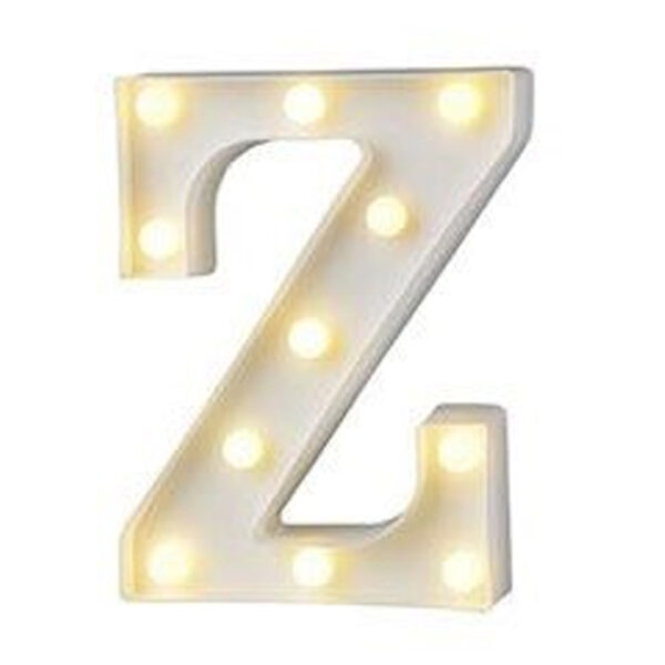 מנורת לד אות - Z