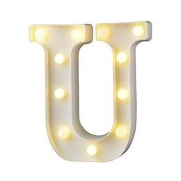 מנורת לד אות - U