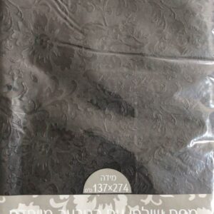 מפת שולחן עם הטבעה מיוחדת - שחור