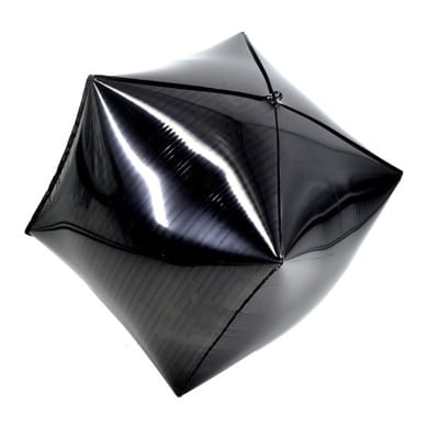 בלון מרובע שחור 22 - תלת מימד דקורטיבי