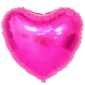 בלון לב ורוד 18 - מתאים לעיצוב אישי