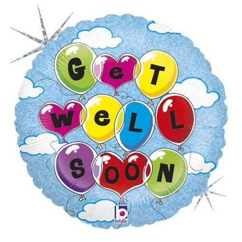 בלון מיילר 18 - Get Well Soon
