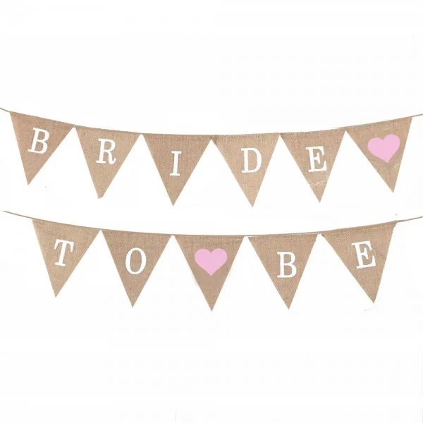 שרשרת דגלים יוטה - BRIDE TO BE