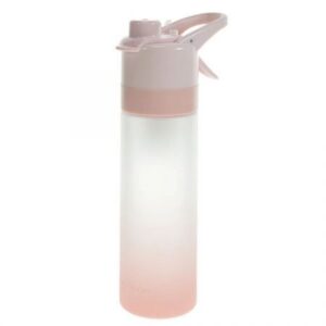 בקבוק שתייה והתזת מים 650 מ"ל - ורוד אומברה