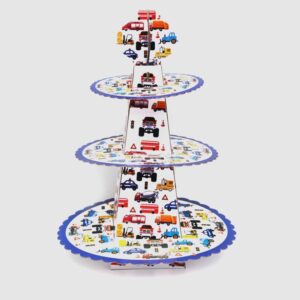 מעמד 3 קומות לעוגות וקינוחים - כלי תחבורה