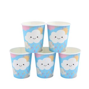 כוסות נייר - עננים לבנים
