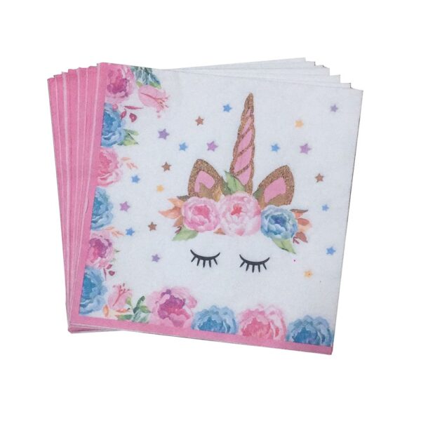 מפיות נייר - חד קרן