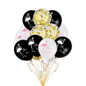 סט 15 בלונים - פלמינגו רווקות