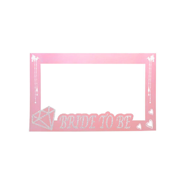 מסגרת צילום ורודה - BRIDE TO BE