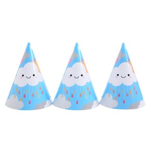 כובעים ליום הולדת - עננים לבנים