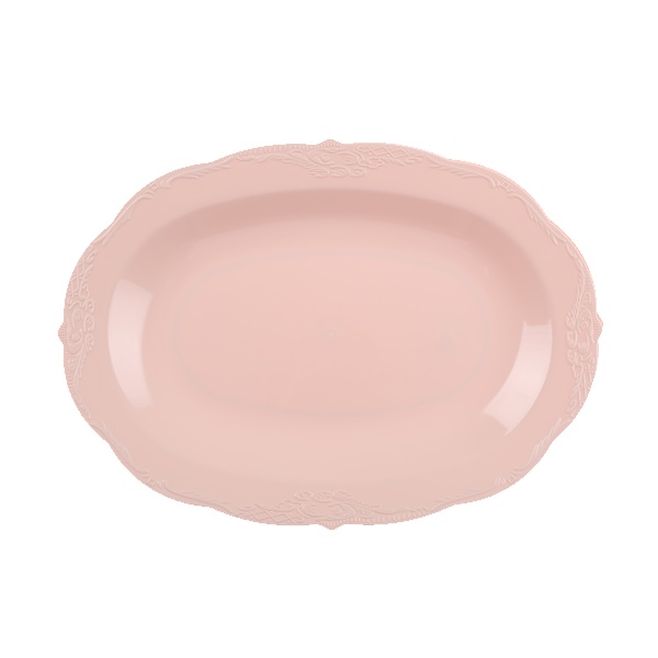 מגש פלסטיק וינטג' - ורוד