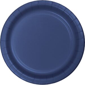 צלחות נייר מתכלה גדולות - כחול