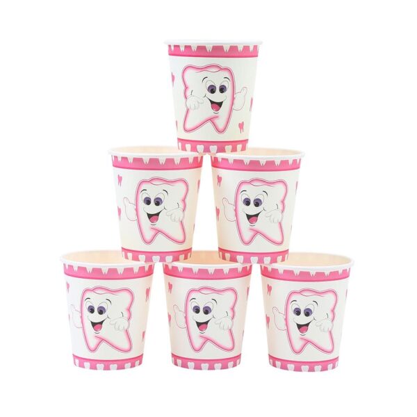 כוסות נייר - שן ראשונה לבת