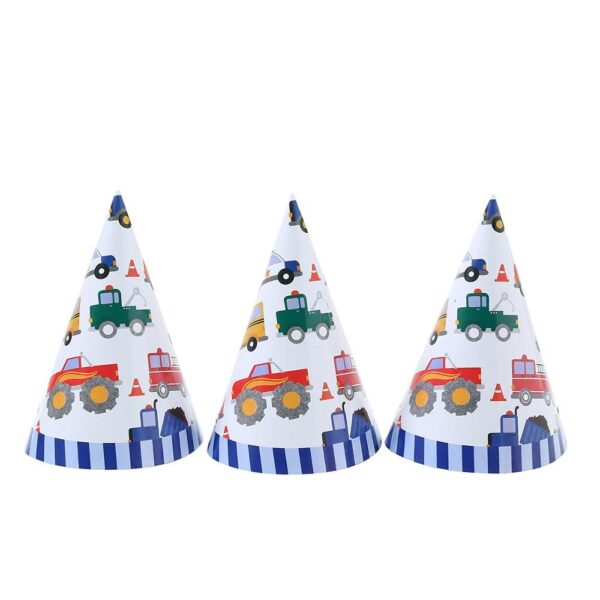 כובעים ליום הולדת - כלי תחבורה