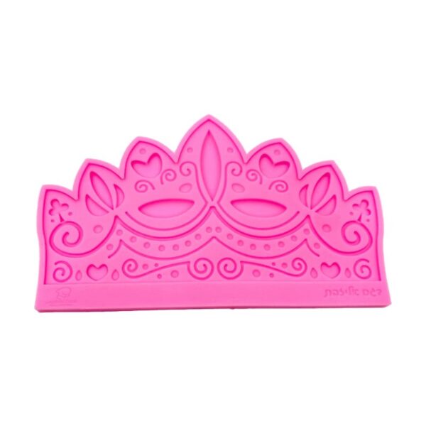 תבנית סיליקון - כתר אליזבת גדול
