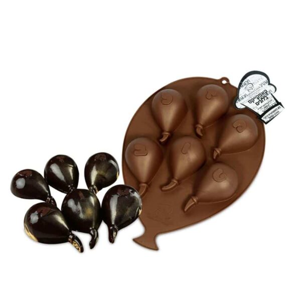 תבנית סיליקון לאפיית קאפקייקס - בלונים