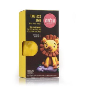 בצק סוכר עלמה - צהוב