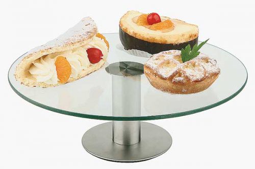 מעמד לעוגה - זכוכית