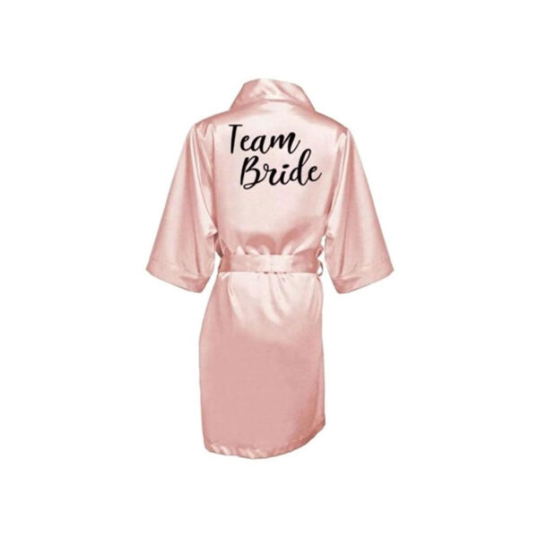 חלוק ורוד - Team Bride