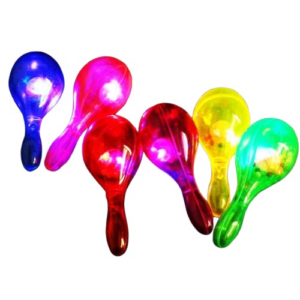 12 רעשנים עם אור