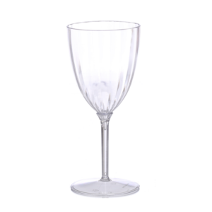 כוסות יין מהודרות מפלסטיק - שקוף