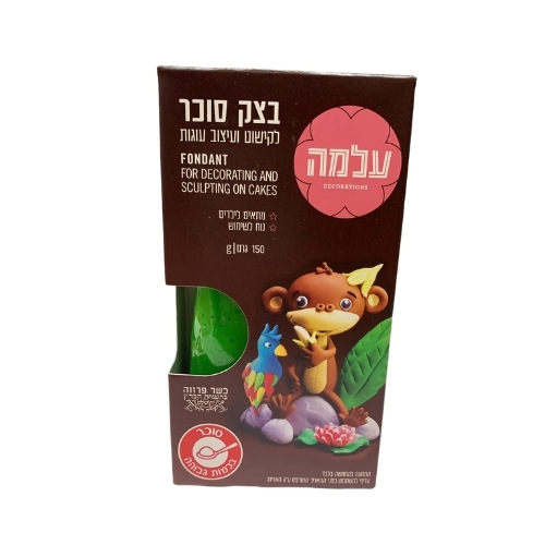 בצק סוכר עלמה - ירוק