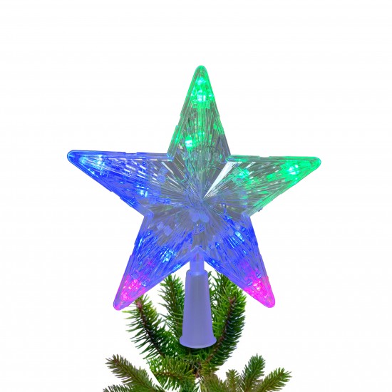 כוכב אורות צבעוני לעץ חג המולד