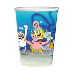 כוסות נייר - בובספוג