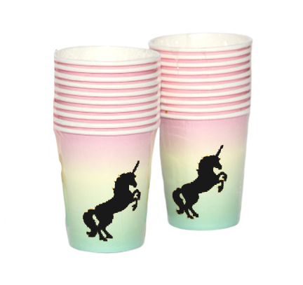כוסות נייר - חד קרן