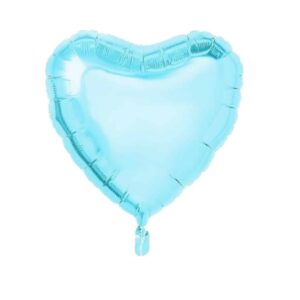 בלון לב תכלת 18 - מתאים לעיצוב אישי