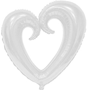 בלון מיילר 43 - לב לבן