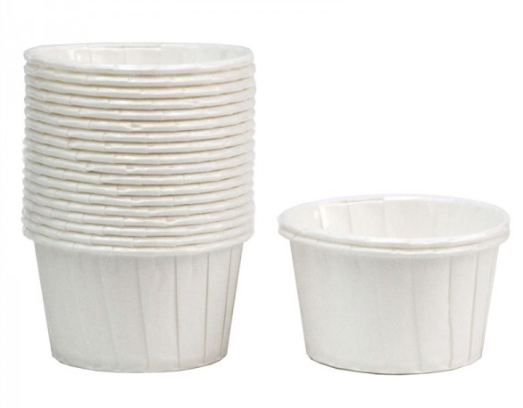 גביעי קאפקייק - לבן