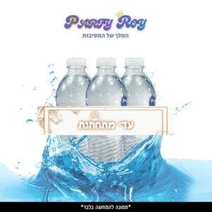 מדבקות לבקבוקים - ‏‏‏‏לבן זהב (6 יח')