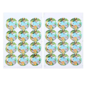 מדבקות עגולות - ג'ונגל