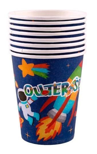כוסות נייר - אסטרונאוט