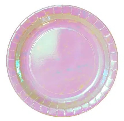 צלחות נייר מתכלה גדולות - פנינה